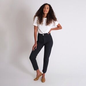 Jesse Kamm ranger pant high waisted black organic cotton 225 cali slims sailor 6